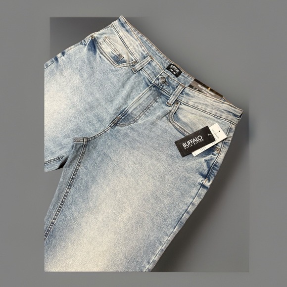 NWT Buffalo David Bitton Relaxed Straight Driven Stretch Jeans Men's Size 33x30 - Picture 2 of 8